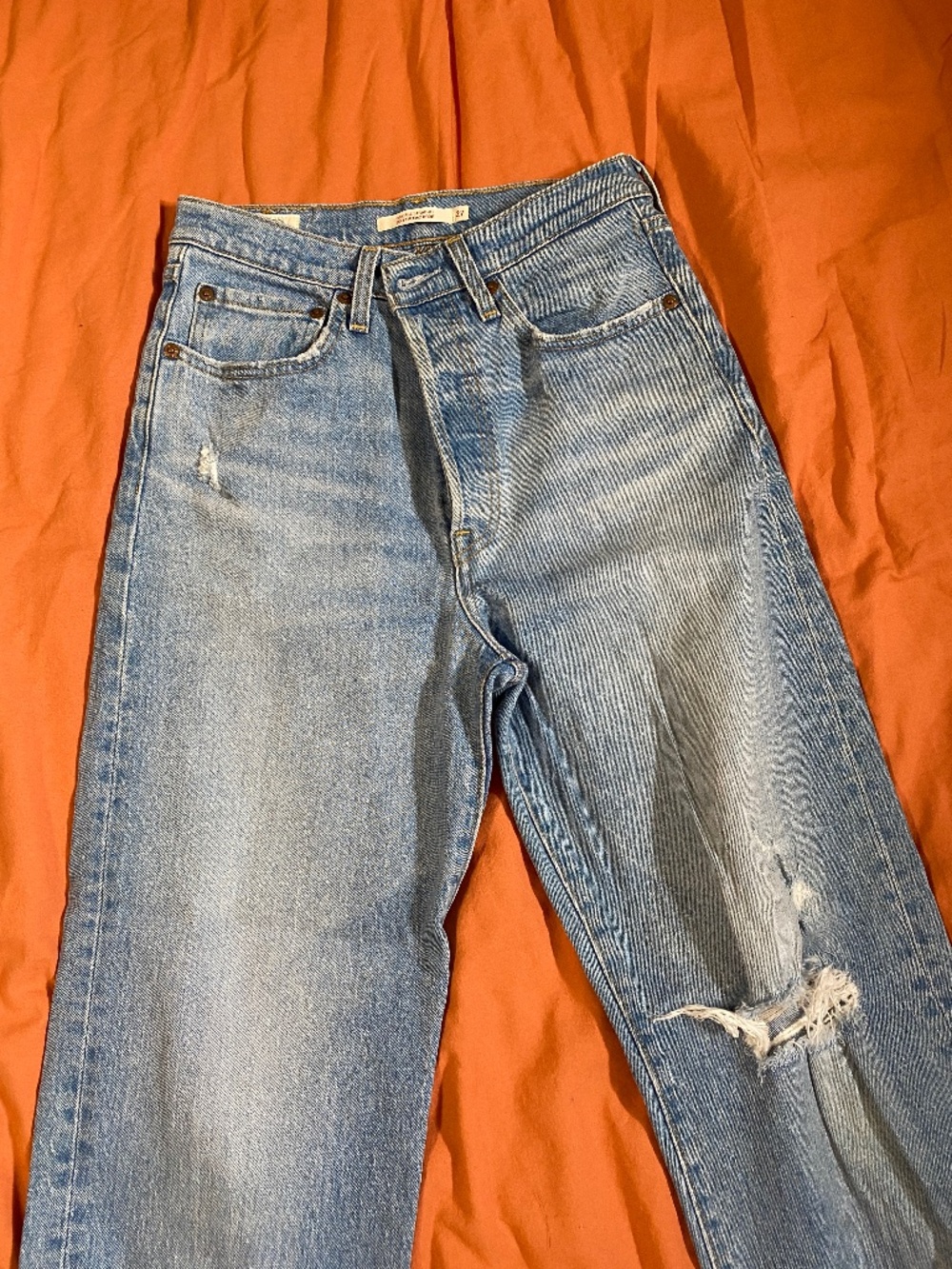 levis ribcage straight leg